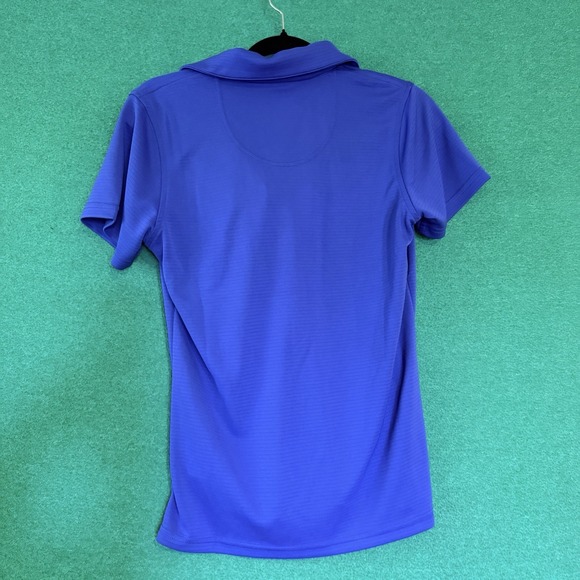 Womens Sz Small Blue Pebble Beach Performance Golf Shirt Polo Short Sleeve NWT - Picture 6 of 6